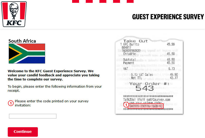 KFC Listens Survey South Africa