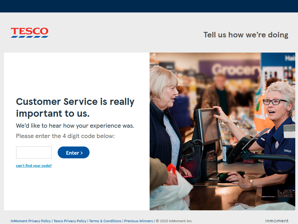 tesco survey 2022